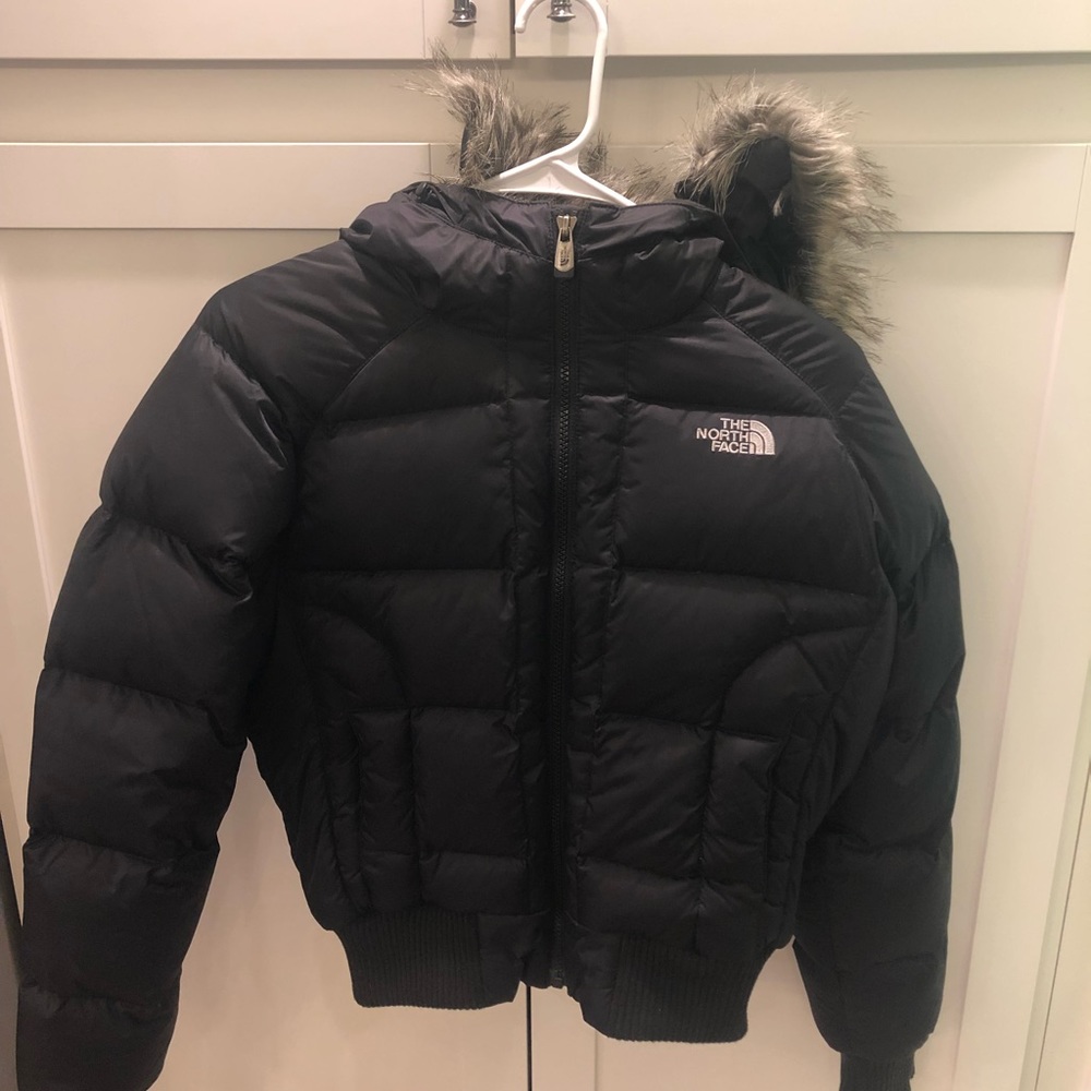 Northface 550 down puffer jacket with hood